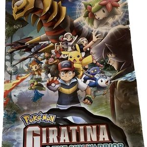 Rare 2009 Pokemon Giratina & The Sky Warrior 11x17 DVD Promotional Movie Poster
